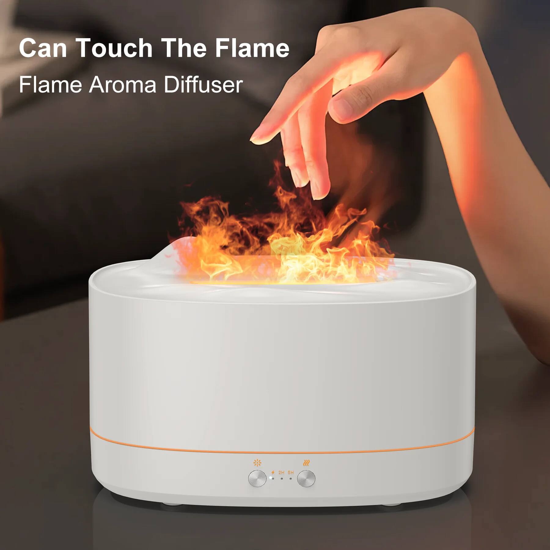 Can Touch The Flame  
Flame Aroma Diffuser