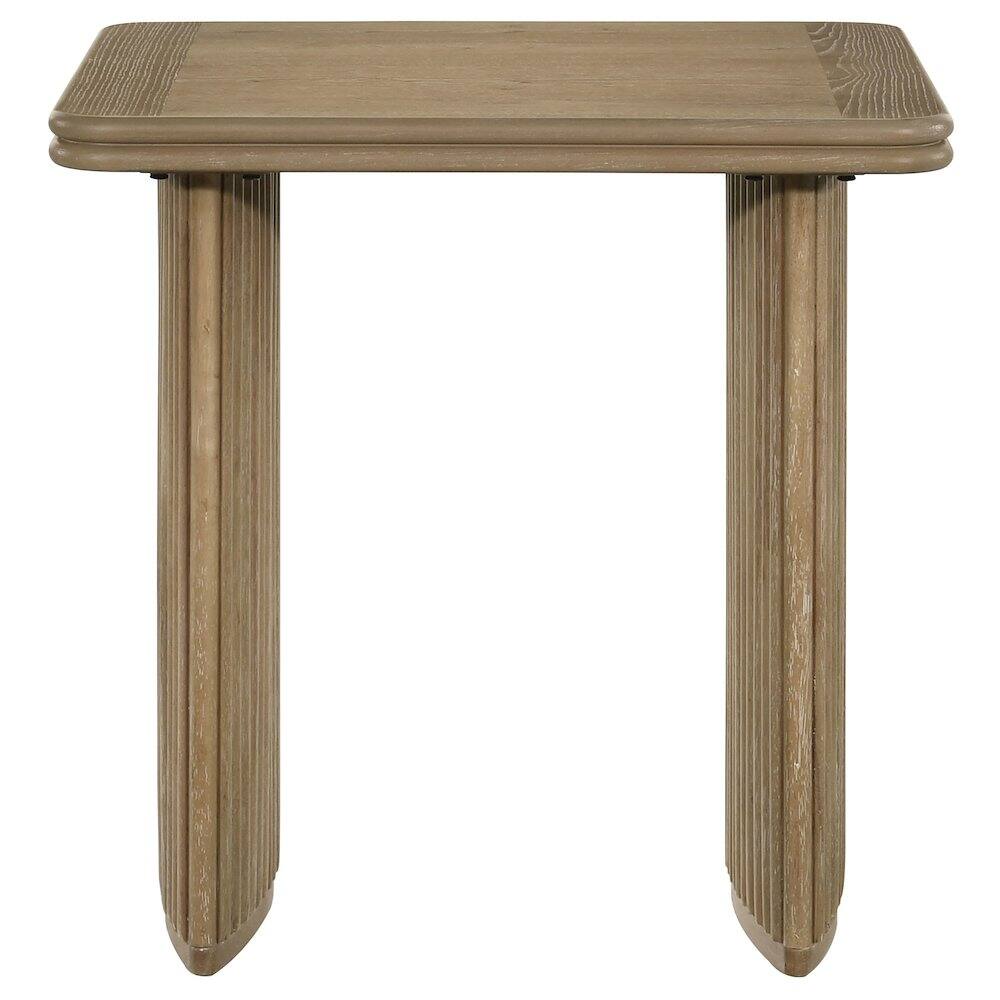 Alt View 2. Coaster Co. of America - Adina 3-piece Wood Coffee Table Set Distressed Light Brown - Distressed Light Brown.