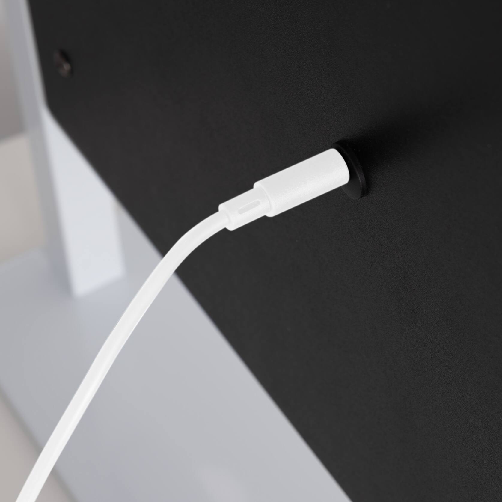 Back. Zadro - Zadro Hollywood Makeup Mirror - 18" x 21" - 15 LED Light Bulbs with Dimmable Brightness - White.