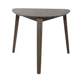 Liberty Furniture Industries - Space Savers Triangle Table in Satin Walnut - Brown