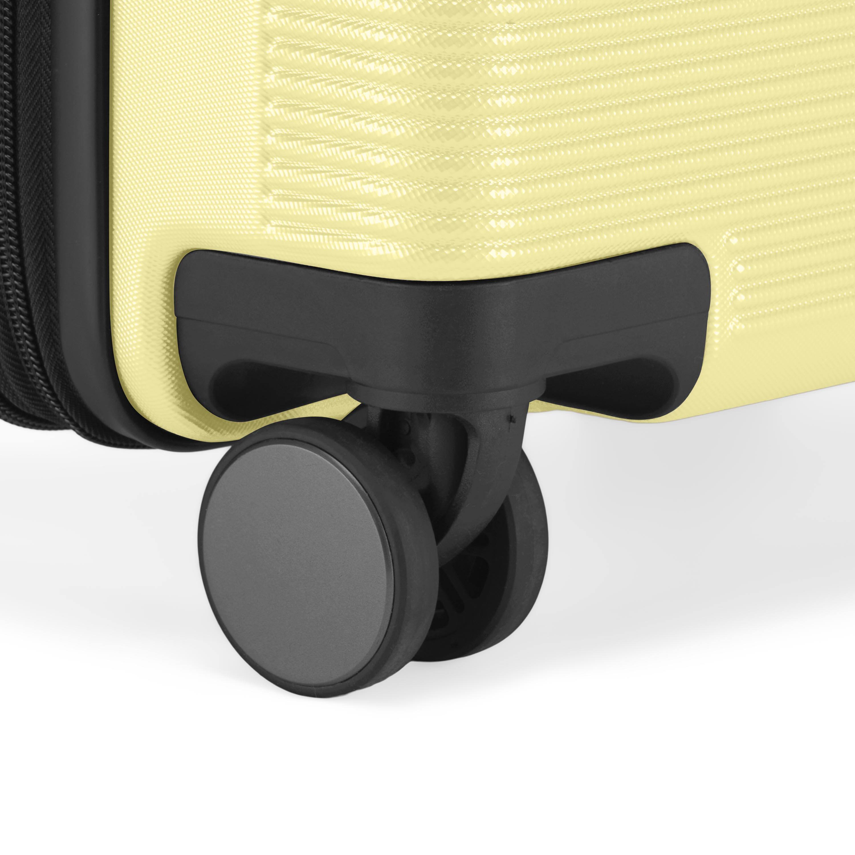 Alt View 5. Bugatti - Bugatti Brussel 3 Piece Hardside Luggage Set - YELLOW.