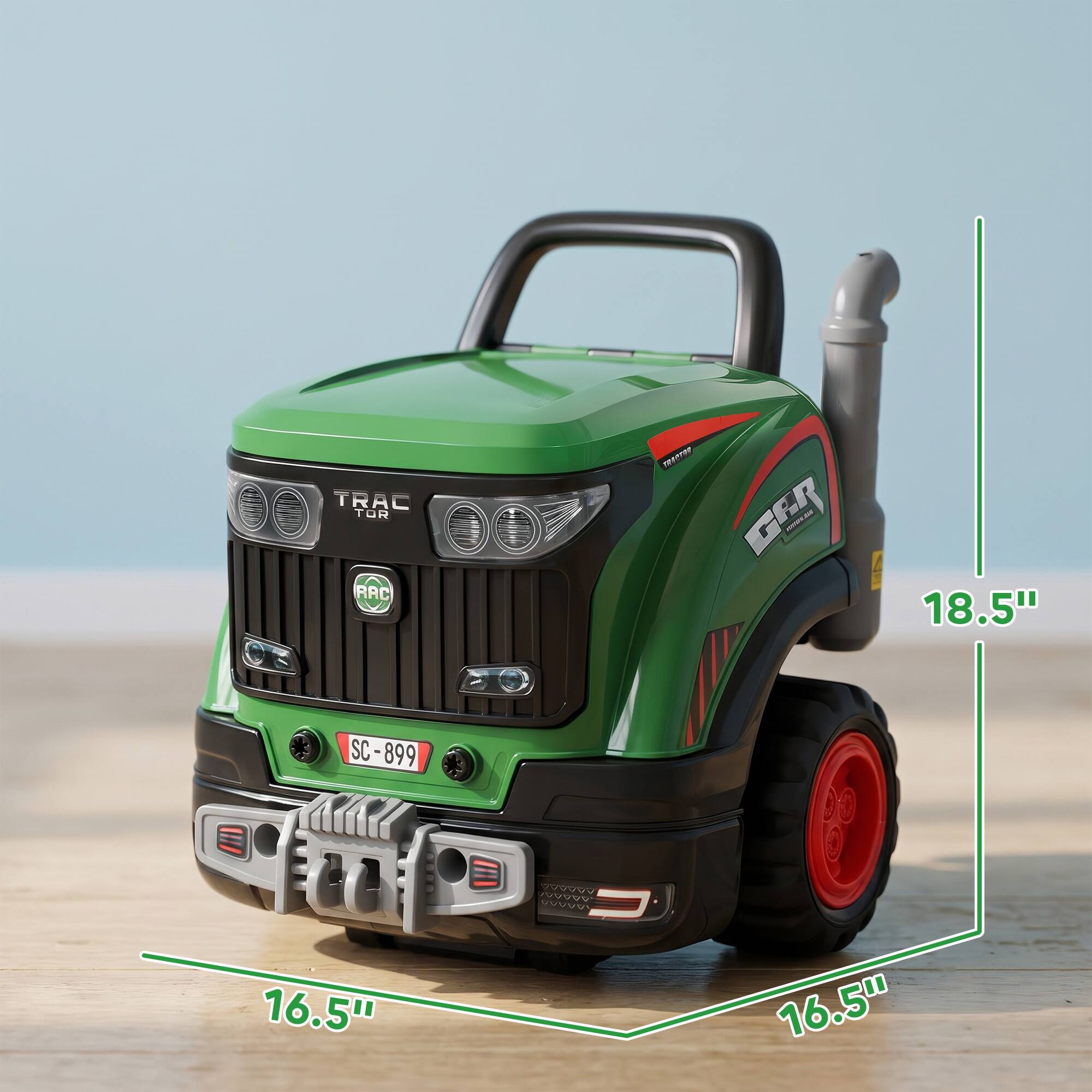 TRAC TUR RAC GEAR - 18.5" SC-899  
VU - 16.5" 16.5"