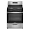Whirlpool - 5.1 Cu. Ft. Freestanding Gas Range with Broiler Drawer - Stainless Steel