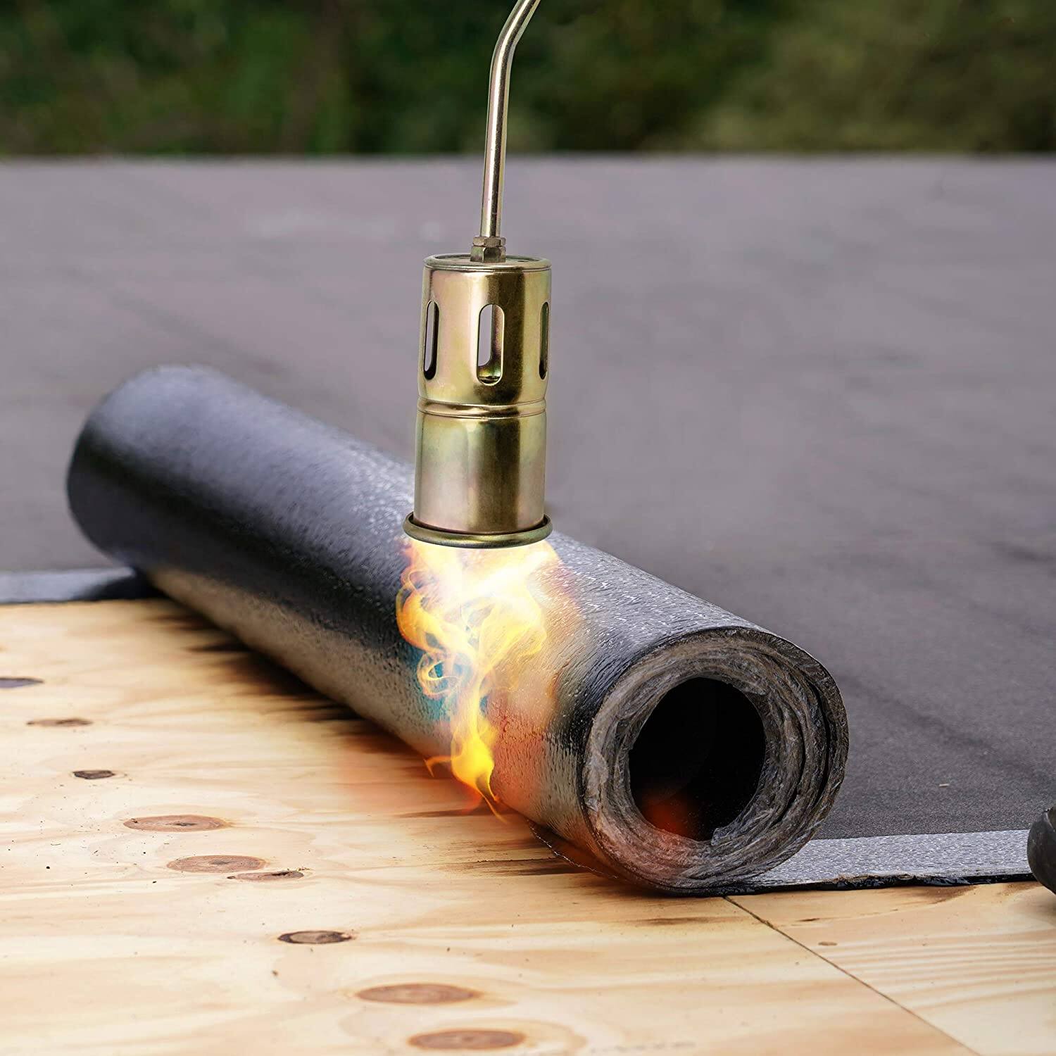 Alt View 8. Ivation - 320,000 BTU Propane Torch – Heavy-Duty Weed Burner w/ 12' Hose & Adjustable Flame for Outdoor Use - Grey.