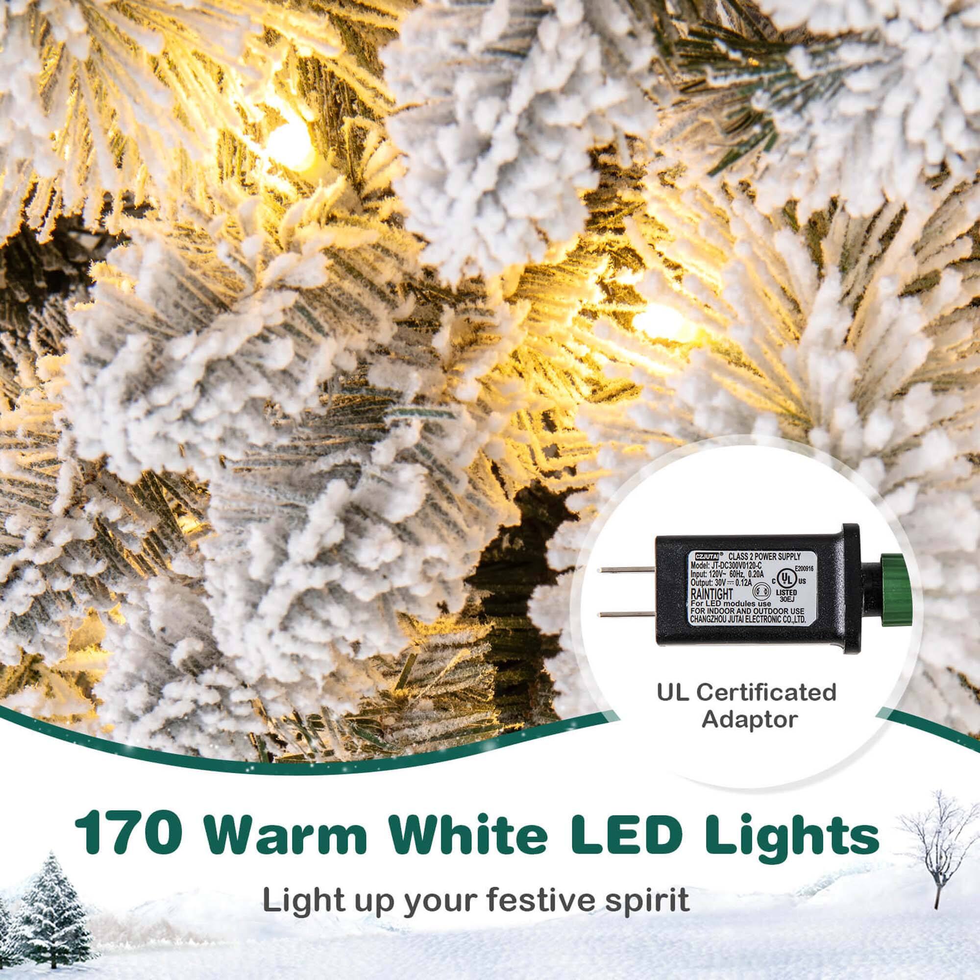 DAA CLASS 3 PORER SUPPLY: Rodec T-OCIU, NT 201- WR 0.20m Cutput AV, FANTIGHT, NIE A For LED modules, UNB FOR NOOOR AING OUTDOOR USE, CHIAGAHOU JN CRONC C UL Certificated Adaptor, 170 Warm White LED Lights, Light up your festive spirit.