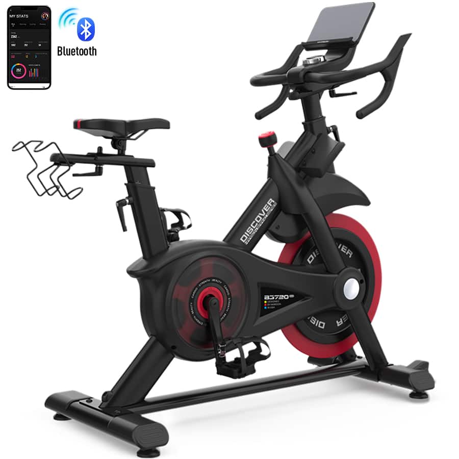 HARISON - HR-B3720 Eco Luxury Electromagnetic Upright Exercise Bike - Black
