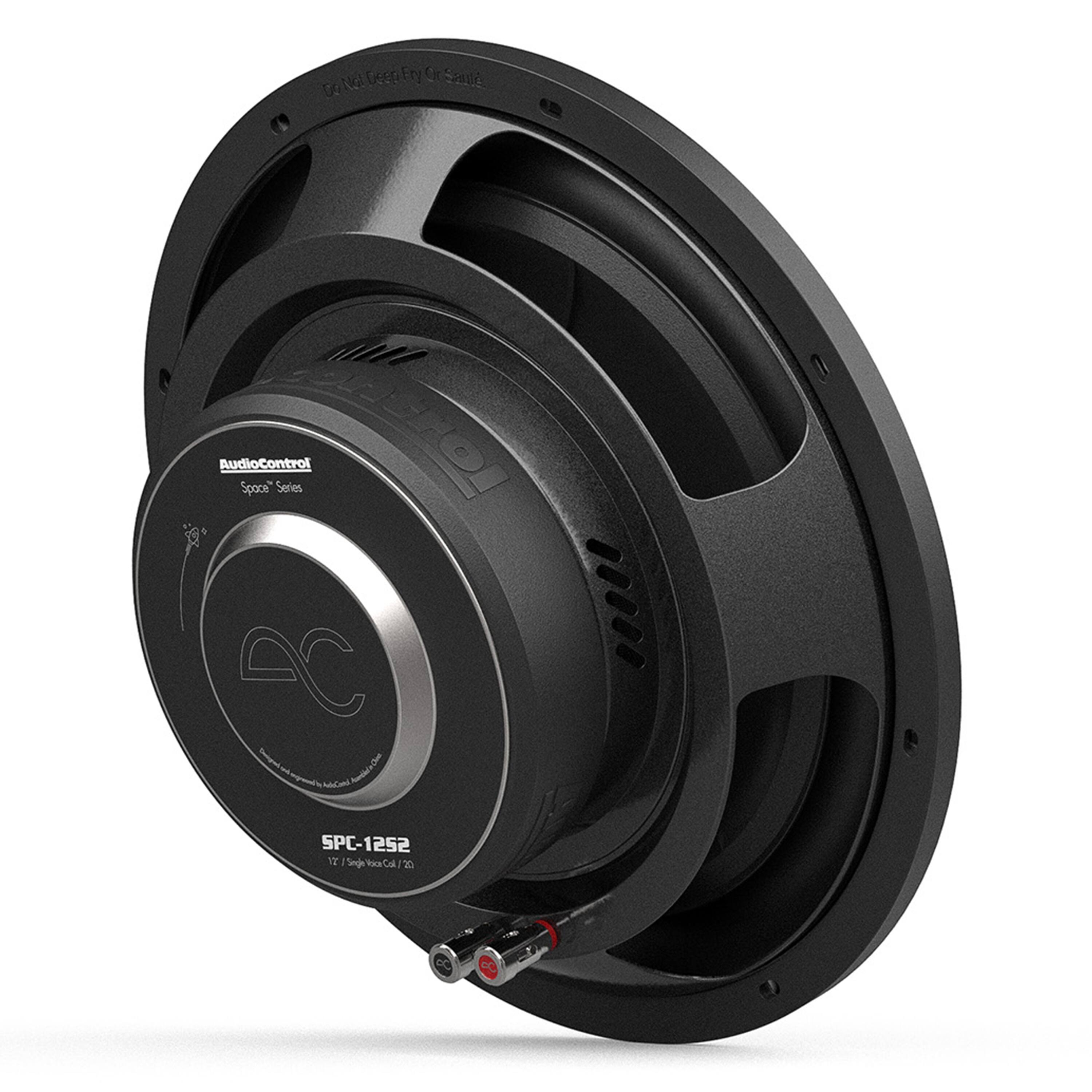 The text on the image reads: "Barefoot AudioControl Space Series PC-1252 17 kmora segments x 30 - -".