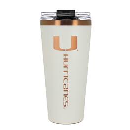 Great American Products - Miami Hurricanes 30oz. Big Slim Tumbler - Cream