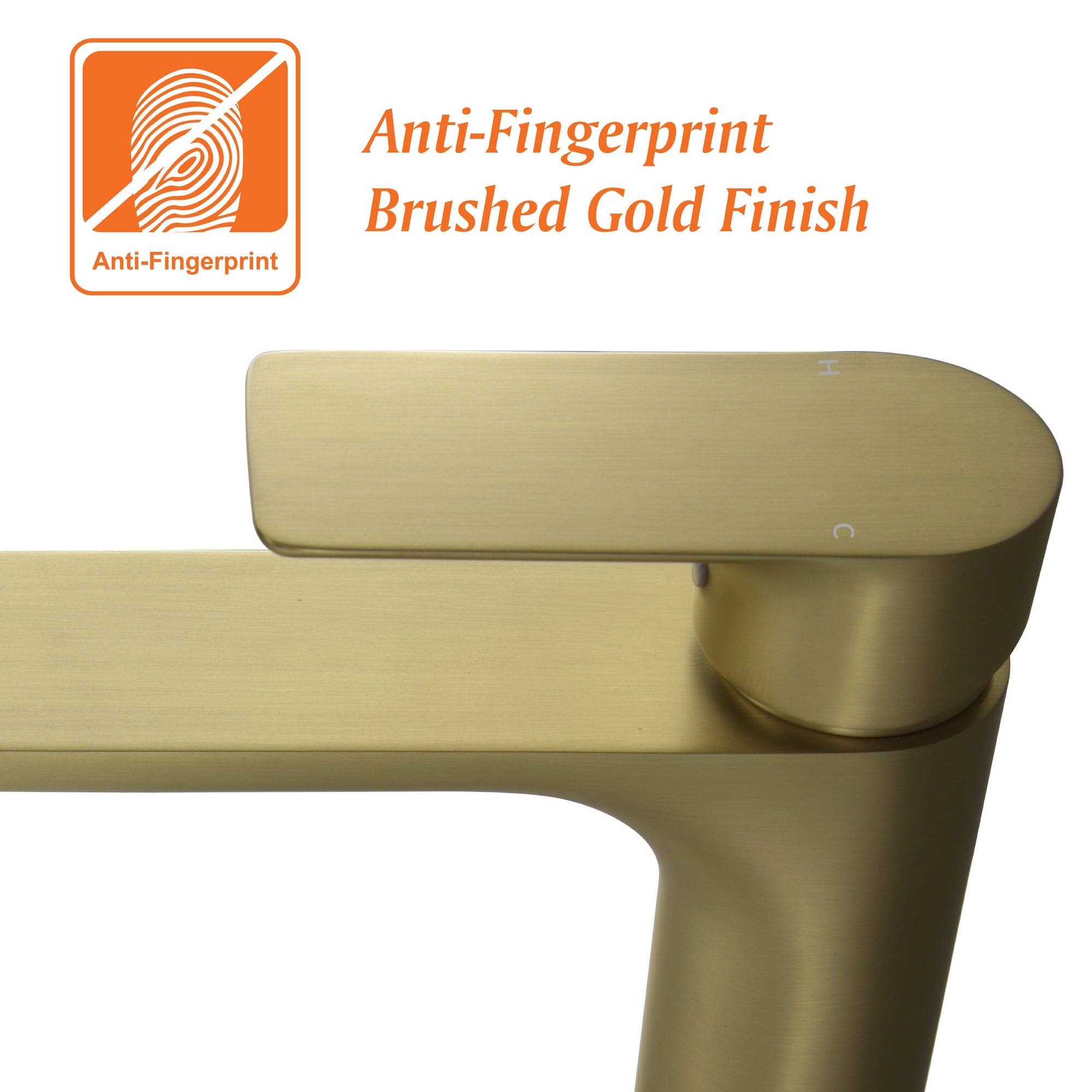 Anti-Fingerprint  
Brushed Gold Finish