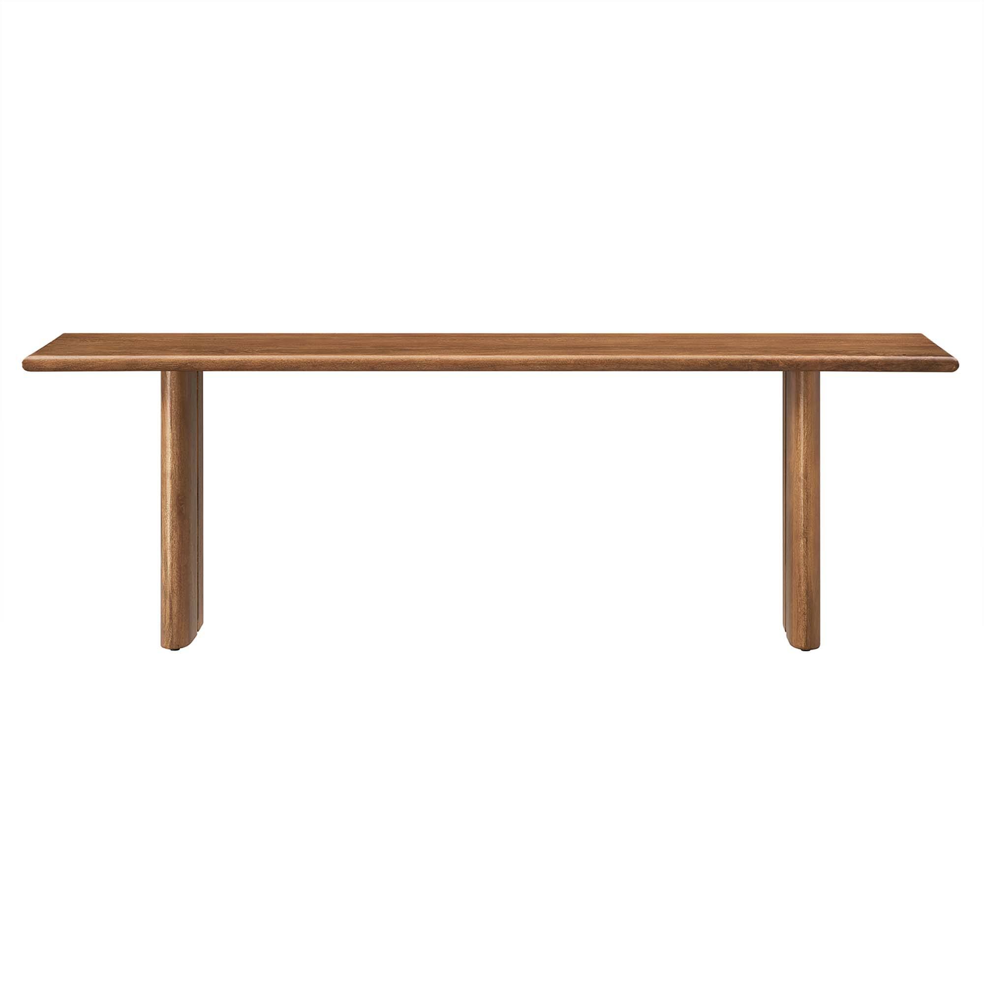 Alt View 1. Modway - Amistad 58" Wood Bench by Modway - Brown.