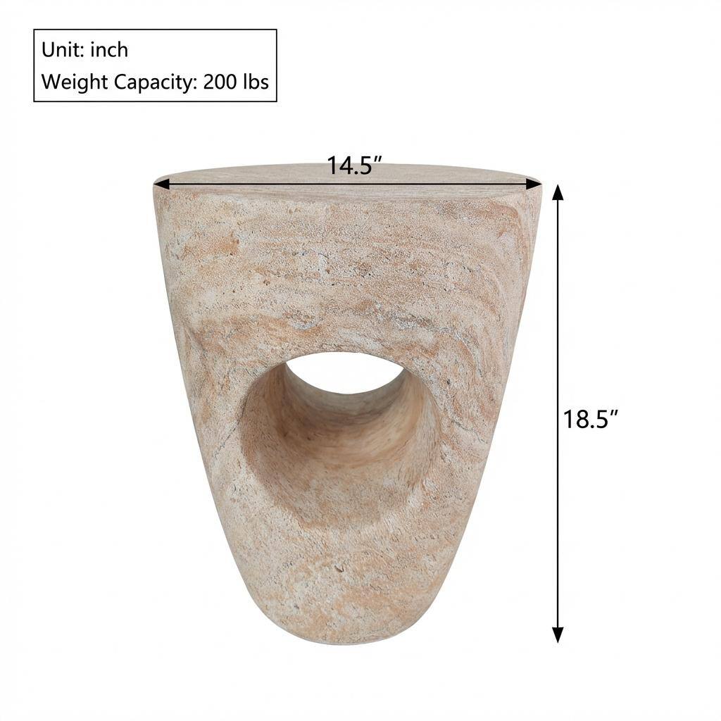 Unit: inch  
Weight Capacity: 200 lbs  
14.5"  
18.5"