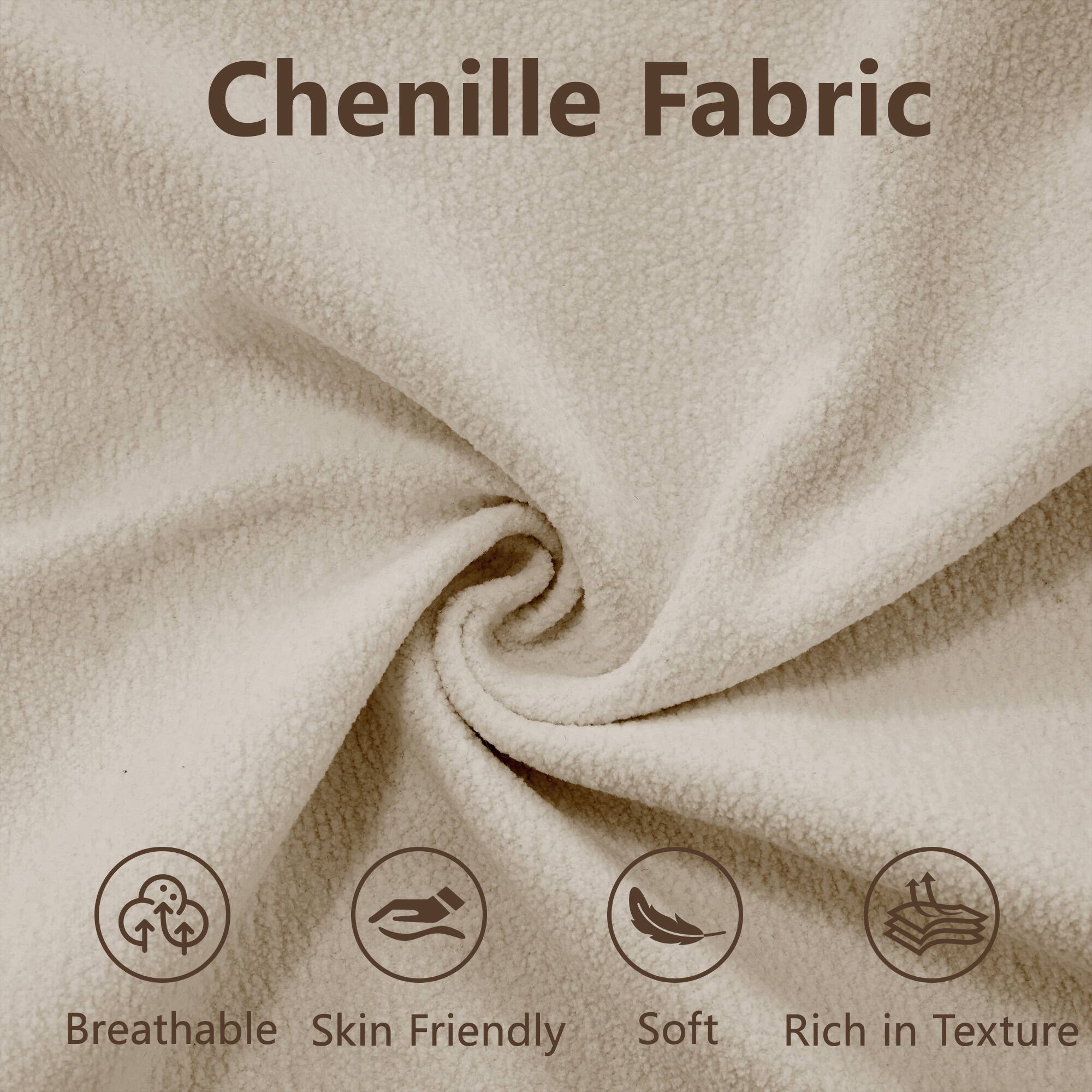 Chenille Fabric

- Breathable
- Skin Friendly
- Soft
- Rich in Texture