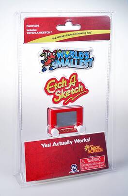 Super Impulse - Worlds Smallest Etch-A-Sketch Game - Red