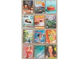 Safco - Magazine Holder, 49" x 30" Plastic - Clear