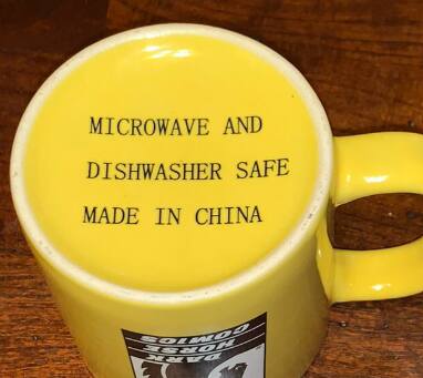 MICROWAVE AND DISHWASHER SAFE  
MADE IN CHINA