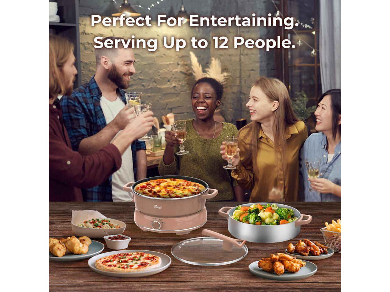 Perfect For Entertaining. Serving Up to 12 People.