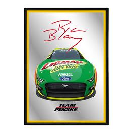 The Fan-Brand - Ryan Blaney 19" x 27" Framed Mirrored Wall Sign - Multicolor