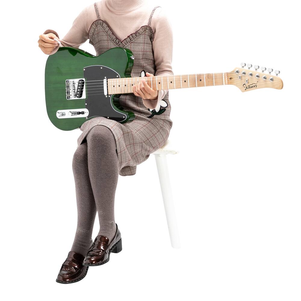 Back. Winado - 39 Inch Electric Guitar,Maple Fingerboard Electric Guitar SS Pickup Case & Accessories Pack Beginner Starter Package.
