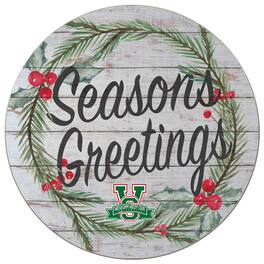 Jardine - Mississippi Valley State Delta Devils 20'' x 20'' Season's Greetings Circle - White