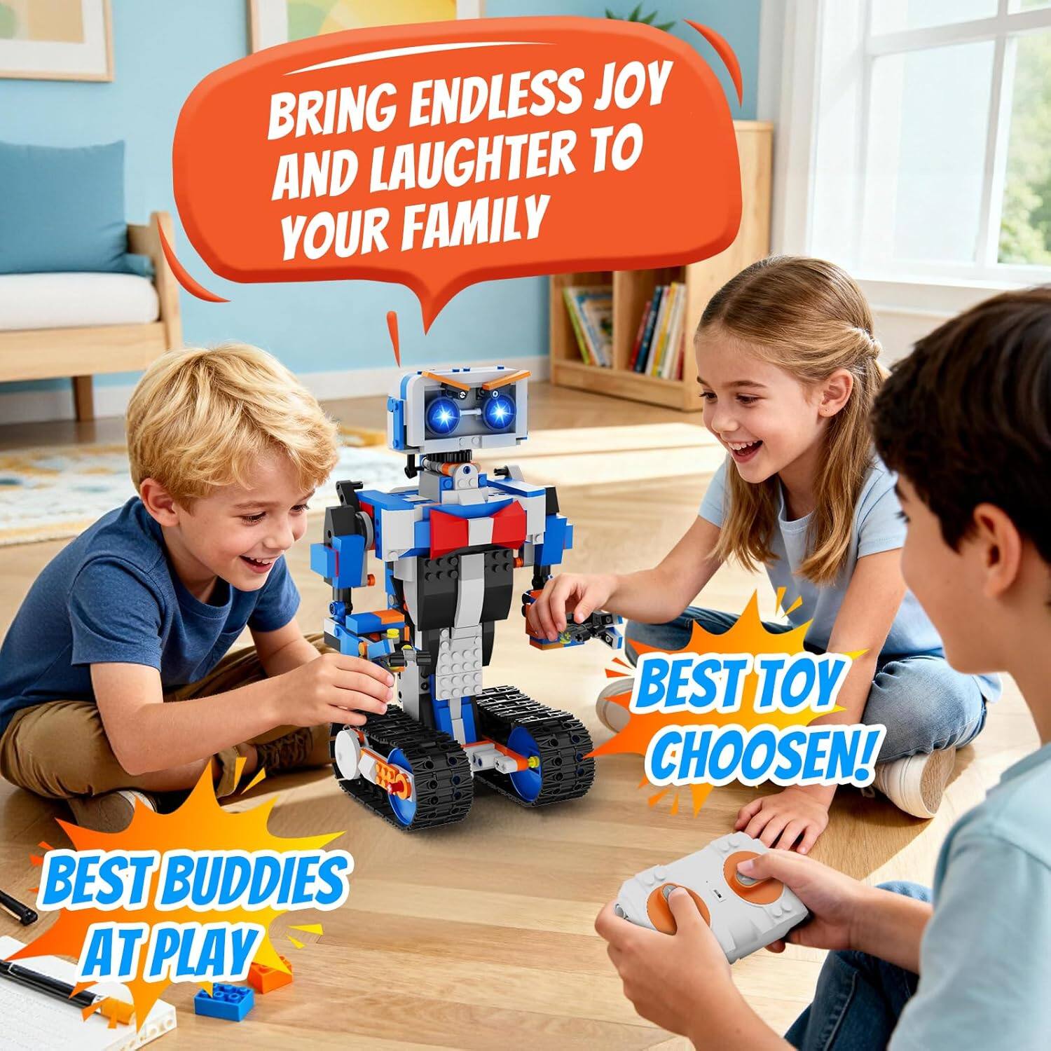 BRING ENDLESS JOY AND LAUGHTER TO YOUR FAMILY. BEST TOY CHOSEN! BEST BUDDIES AT PLAY