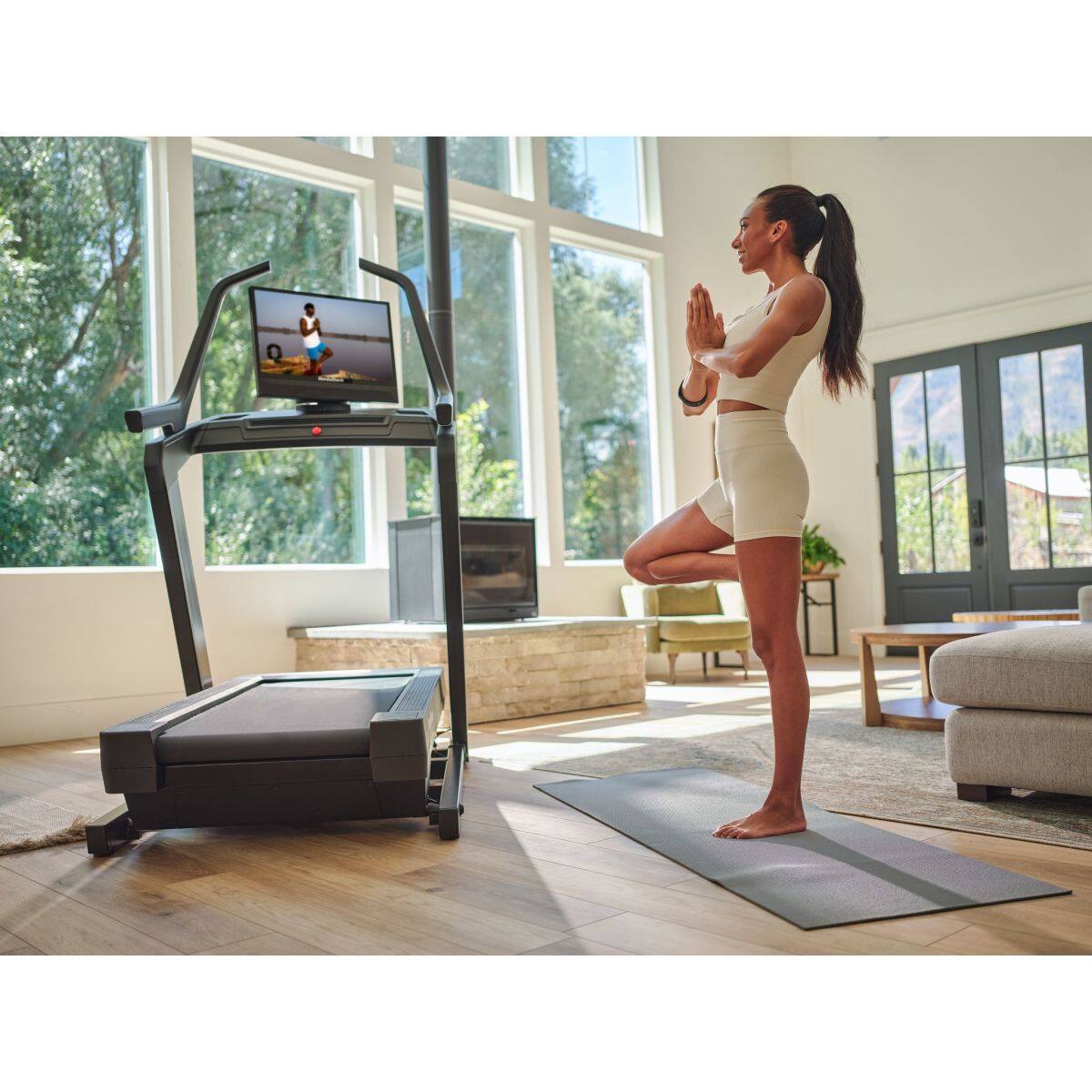 Alt View 15. NordicTrack - NordicTrack X24 Treadmill with 40% Incline for Strength and Cardiovascular Health - Black.