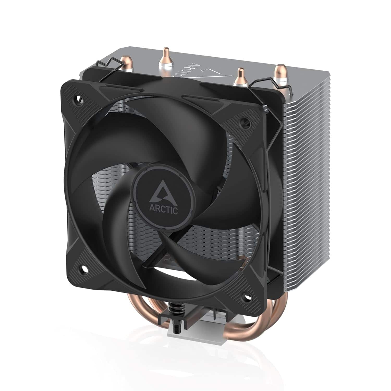 Arctic - ACFRE00161A Freezer 8A Compact CPU Cooler for AMD AM5/AM4, Offset Mounting, 100 mm PWM Fan Fluid Dynamic Bearing - Black
