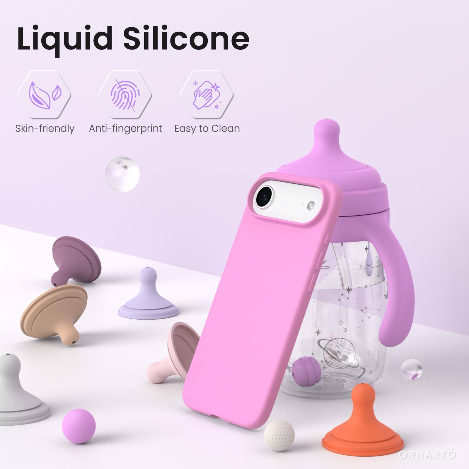 Liquid Silicone

Skin-friendly  
Anti-fingerprint  
Easy to Clean  

ORNARTO