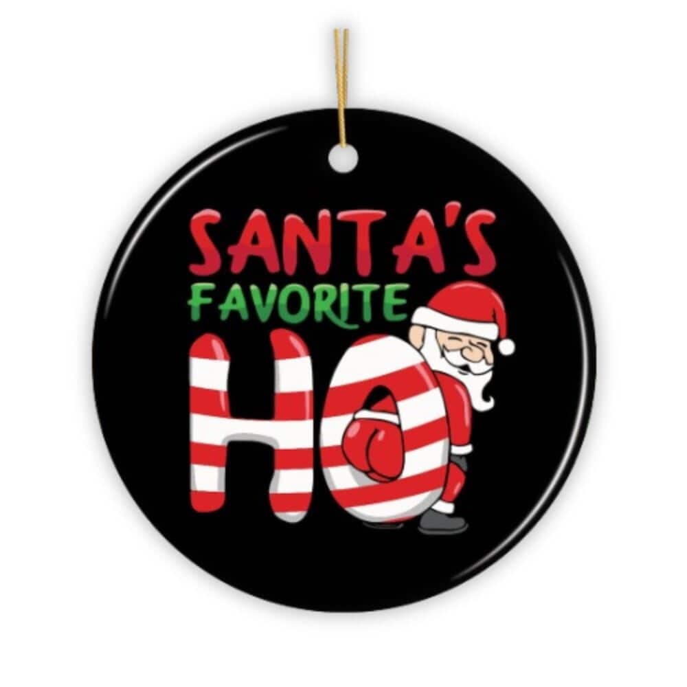 OrnamentallyYou - Santa Ho Ho Christmas Ornament - Multi-colored