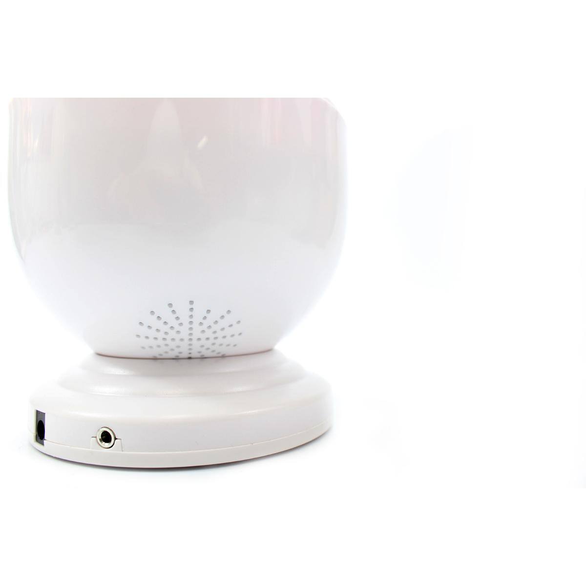 Back. JuzToys - Night Light Projector And Music Player - White.