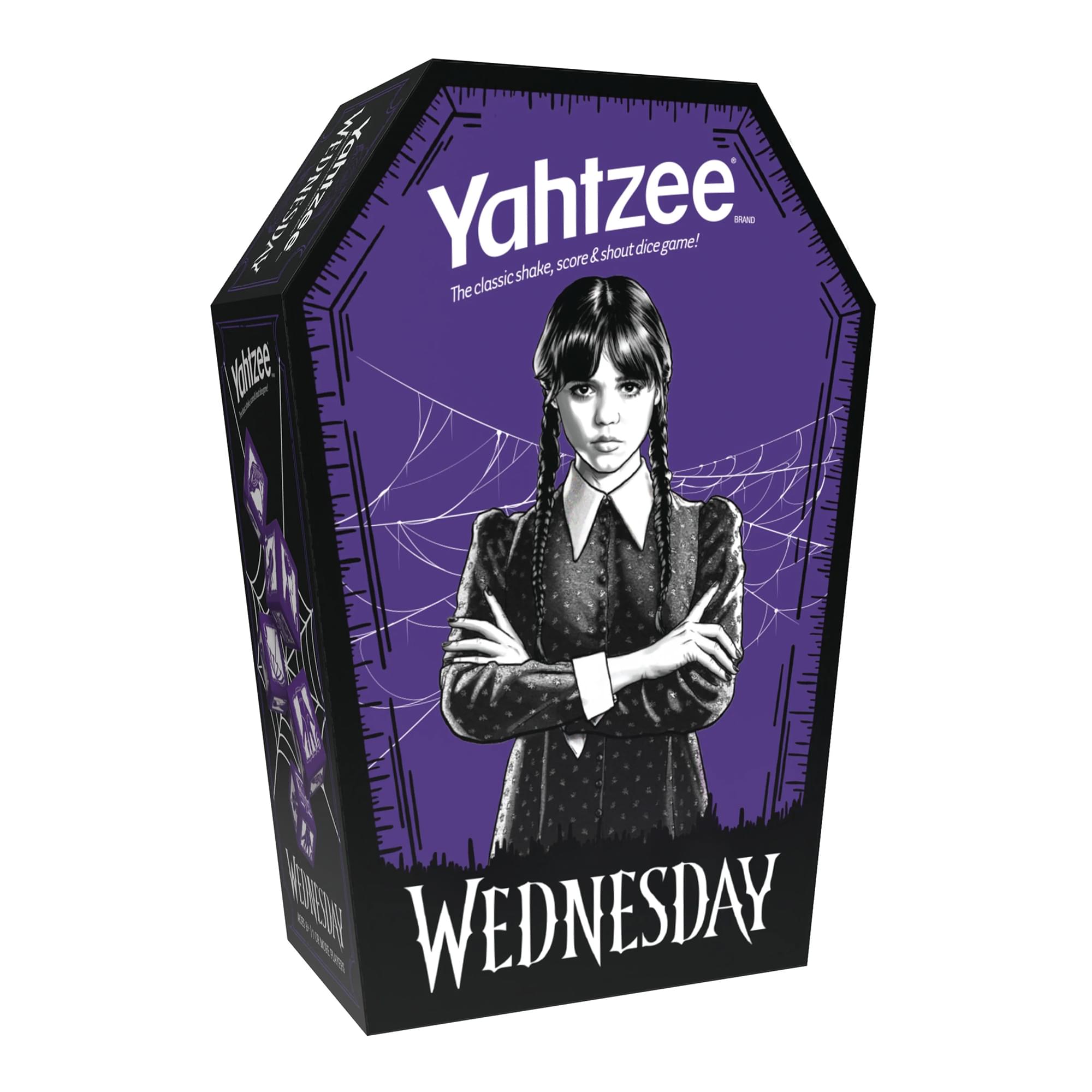 Yahtzee  
The classic shake, score & shout dice game!  

Wednesday