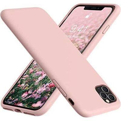 Entronix - Liquid Silicone Case for iPhone 11 Pro Max - Soft Touch Protection - Light Pink