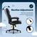 Recline Adjustment: To adjust the recline mechanism, pull the lever on the side of the chair out to unlock it, and then twist the knob to adjust the tension.
