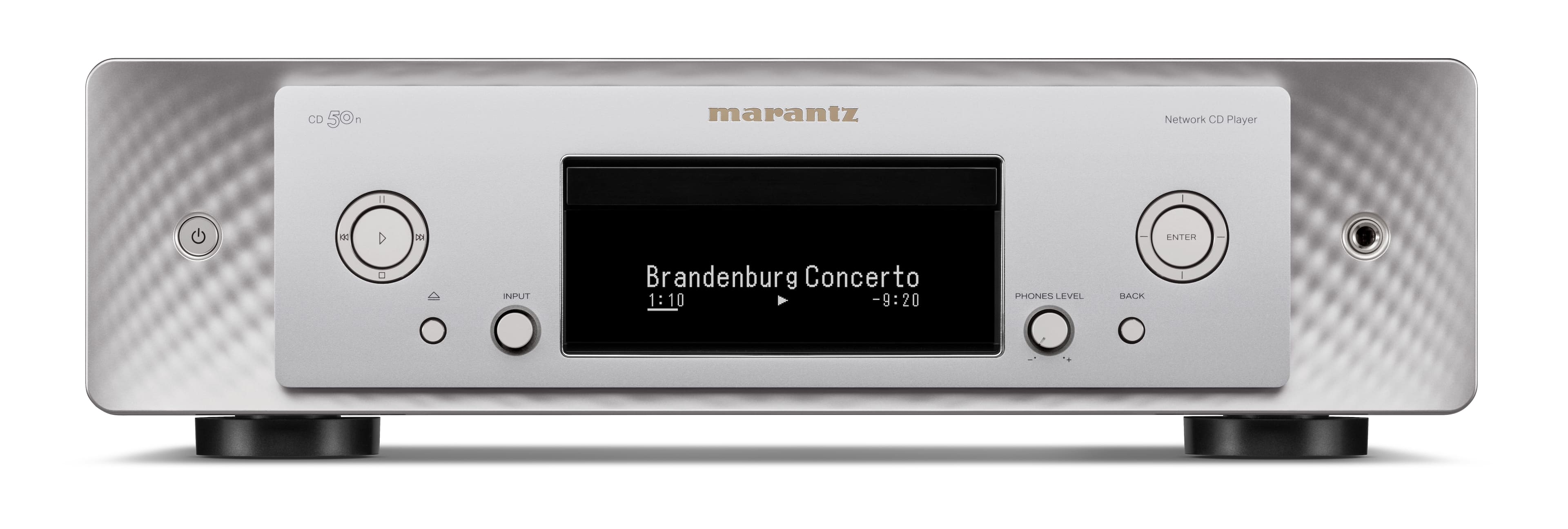 Marantz - CD 50n CD Player - Silver Gold - Front_Zoom