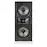 Front. JBL - Studio 6 Dual-8" 2-Way In-Wall Speaker - Black.