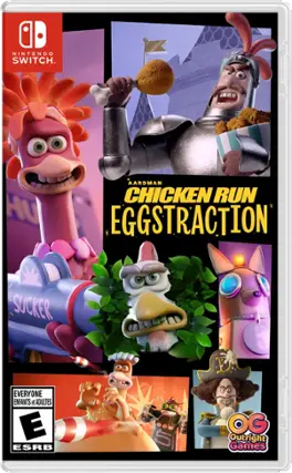 Nintendo Switch - Chicken Run: Eggstraction - Sucker 5 - Everyone - ESRB. Outright Games. - E (Everyone)