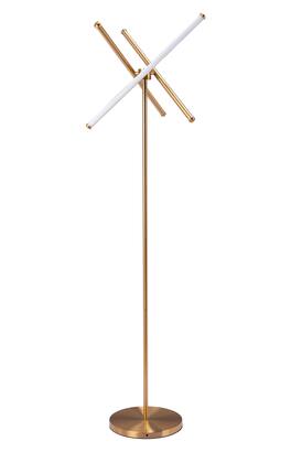 Hivvago - Garza Floor Lamp - Brass