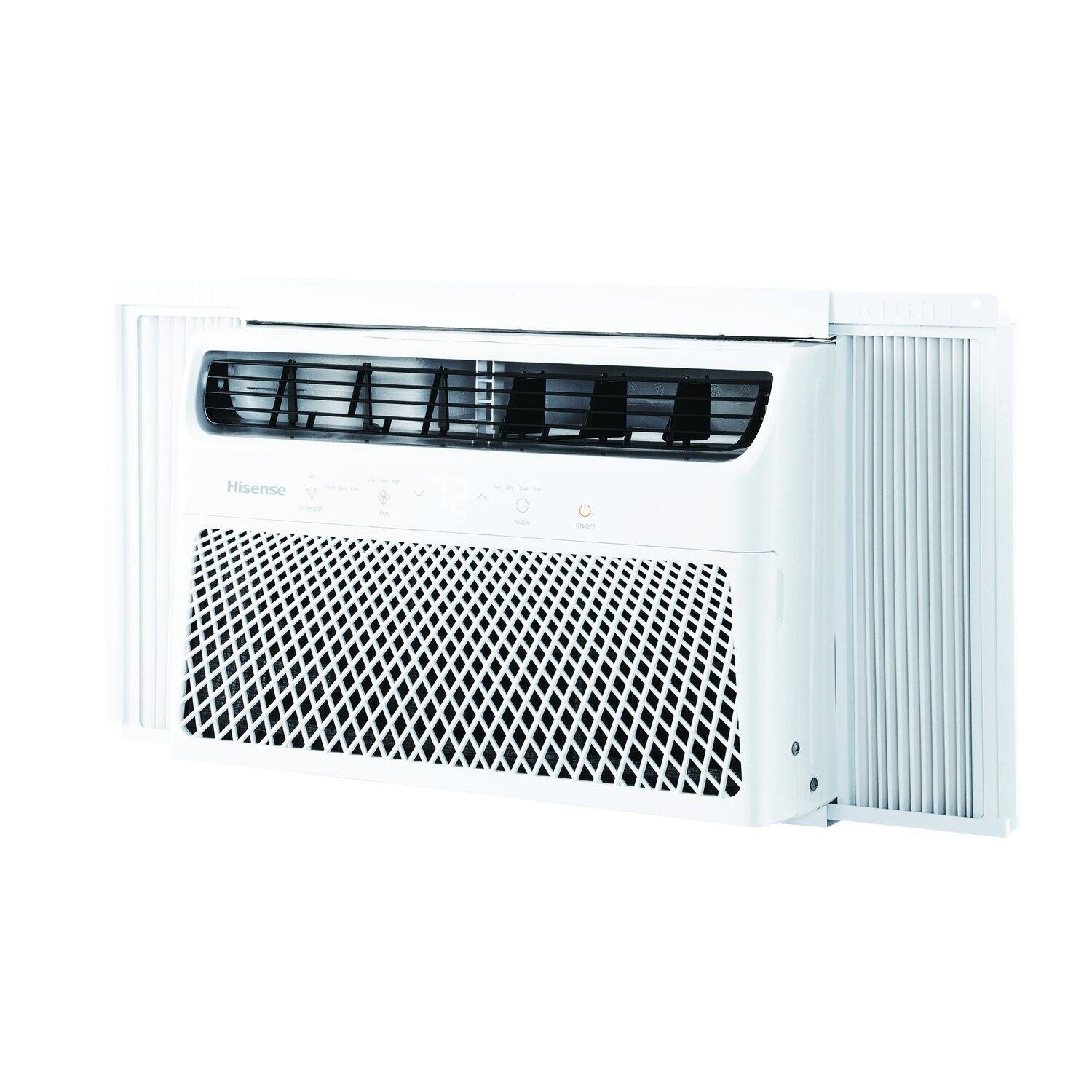 Alt View 6. Hisense - 10,000 BTU Window Air Conditioner with Conditioner with ConnectLife App 450 Sq. Ft. with Remote - White.