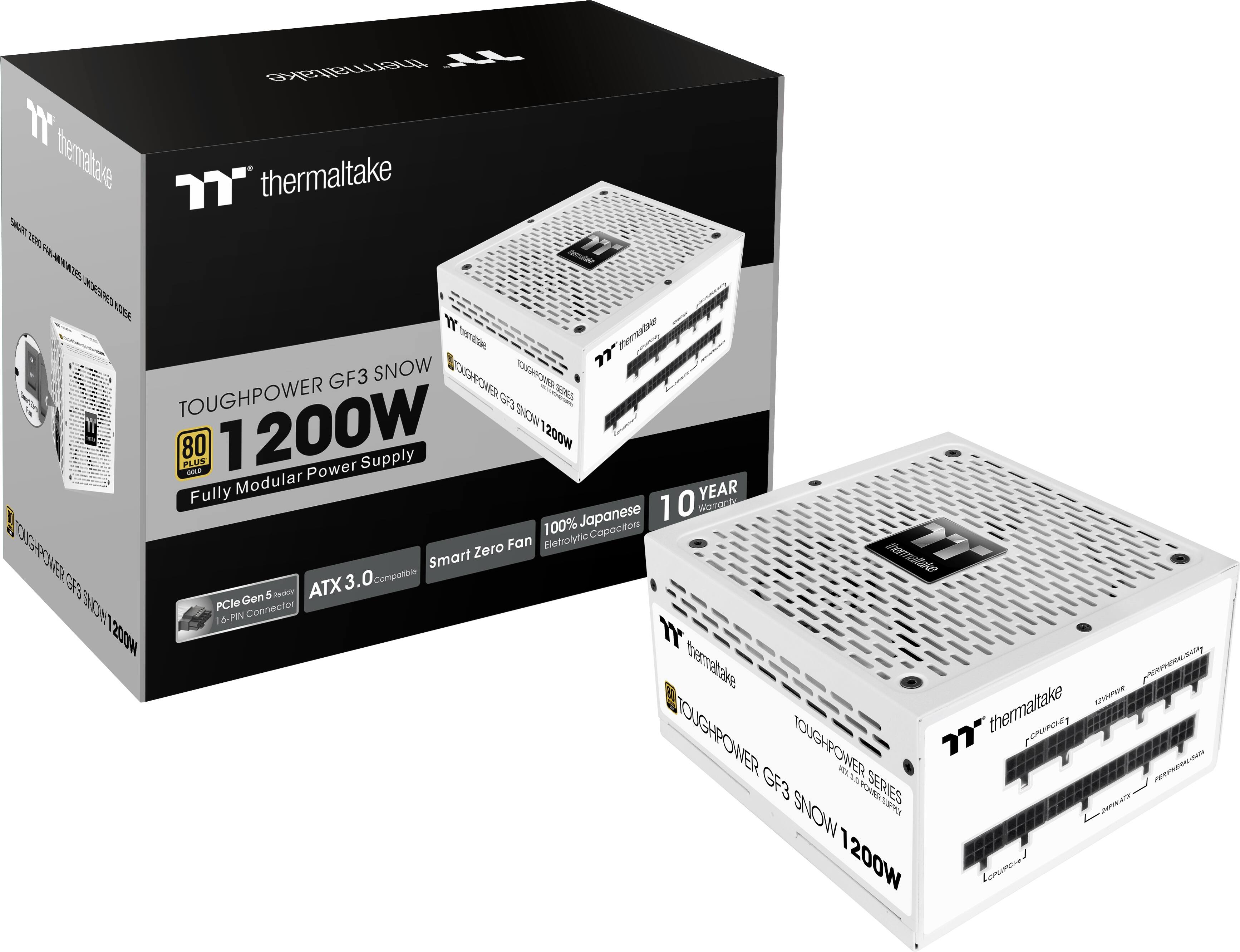 thermaltake W thematave 7" thermaltake SBE 2000 -S  NEUISAL YY gematie temaae SNOW 77 GF3 U  TOUGHPOWER W0 G3 1200W wO 80 1200 PLUS - Power Supply Fully Modular YEAR 10 Wamante 100% Japanese Capacitors Zero Fan Eletrolytic 1 CUSHFONER 3.0 Compatible Smart Tematake GFS 9 Gen 5 Read ATX SON PCie Connector 16 16-PIN 1200W YY anley tremaitare A nothno\_t thermaltake UPCHE OUGHPOWER OUGHPOWER 77" GF3 RL15 rma SERIES JmMAN SNOW SPP 1 200W Lerurcre