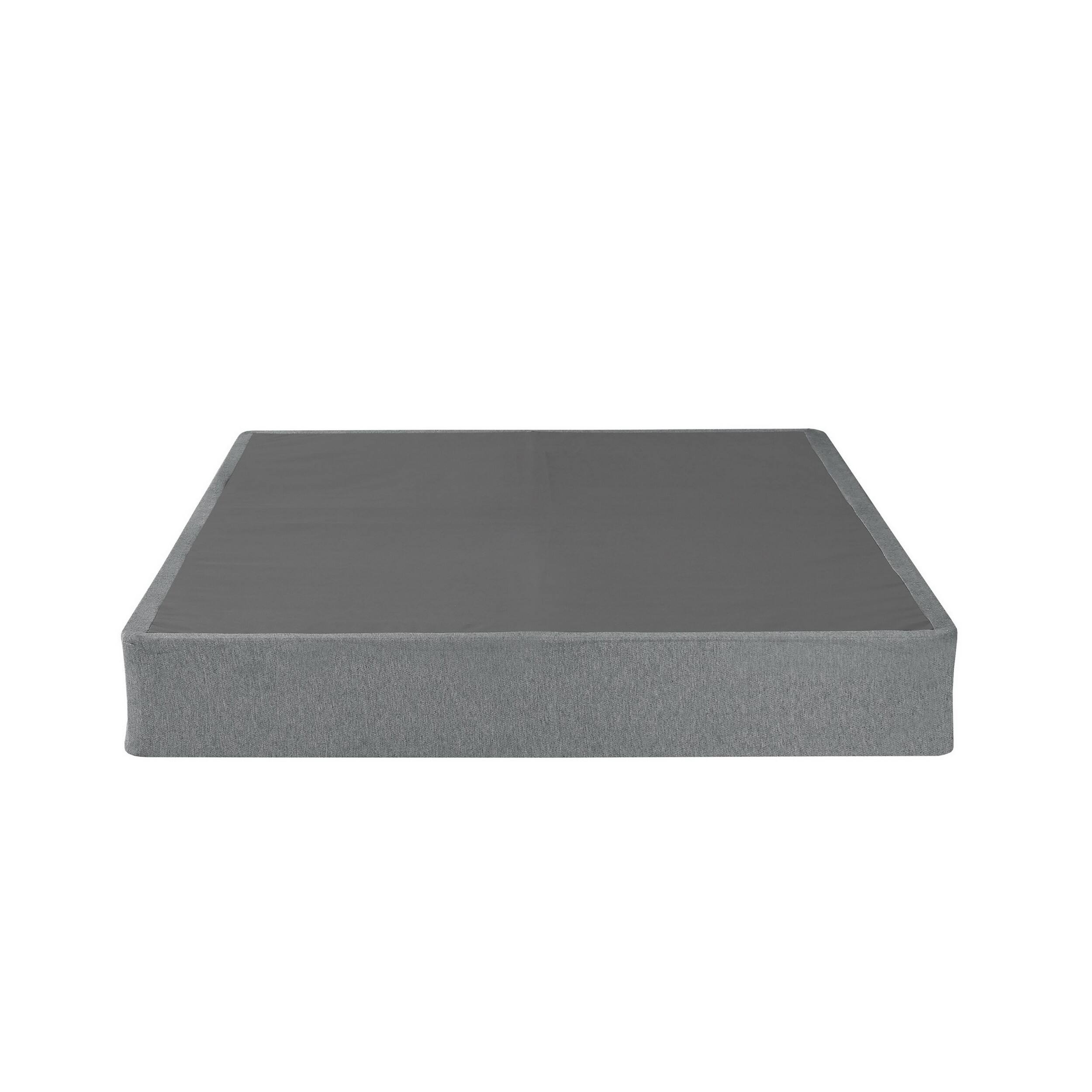 Angle. Manhattan Lane - Dio 9 Inch Twin Folding Mattress Foundation Base, Polyester, Metal Frame - Gray.