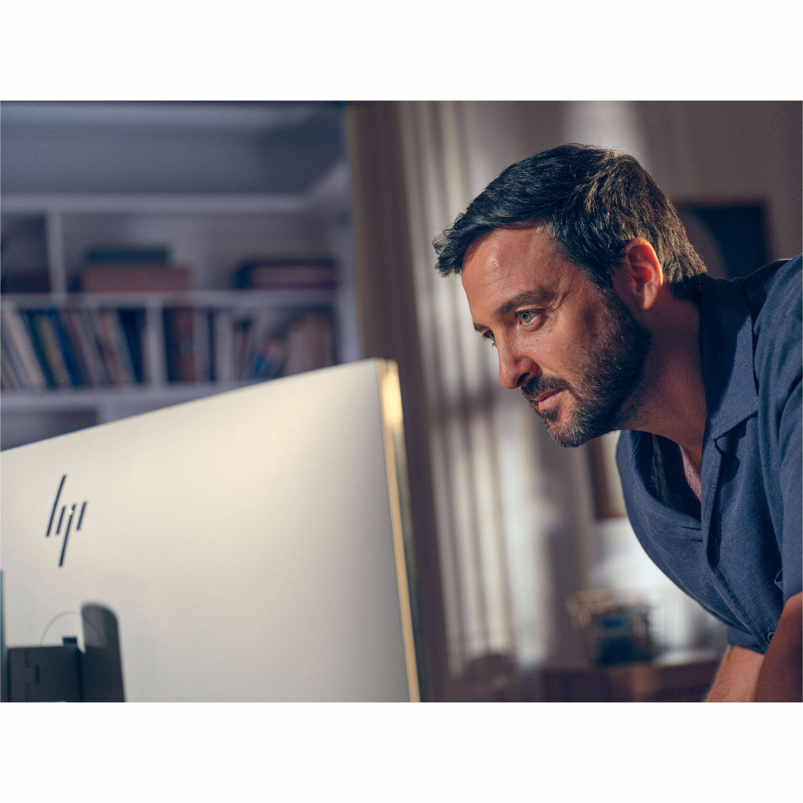 Alt View 28. HP - EliteStudio 8 AiO G1i 23.8" All-In-One - Intel Core Ultra 5 - 16 GB Memory - 512 GB SSD - Pike Silver.