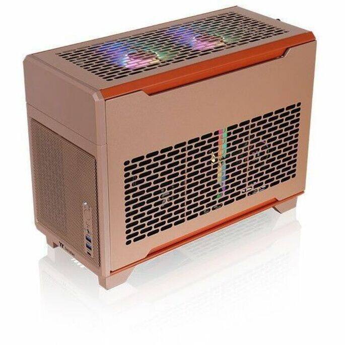 Alt View 2. Thermaltake - Thermaltake TR100 Gravel Sand Mini Tower Chassis - Mini-tower - Gravel Sand - Steel, SPCC - 2 x Bay - Mini ITX - Gravel Sand.