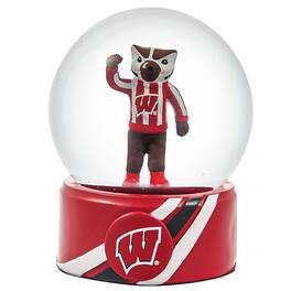 Evergreen Enterprises - Wisconsin Badgers 100mm Mascot Glass Water Globe - Multicolor