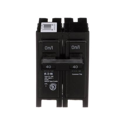 On/I On/I
40 40
E-T-N
Type CL 240
120/240 V
Cu/AI HACR Type 2 pole
CTL
CLASSIFIED
UL
Common Trip