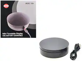 Other Criteria - Mini Turntable Rotating Display Stand 4.75" with Black Base for 1/64 Scale Model Cars