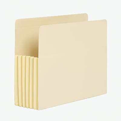 Alt View 1. Pendaflex -  30% Recycled Heavy Duty Reinforced File Pocket, 5 1/4" Expansion, Letter Size, Manila, 10/Box  - Manila.