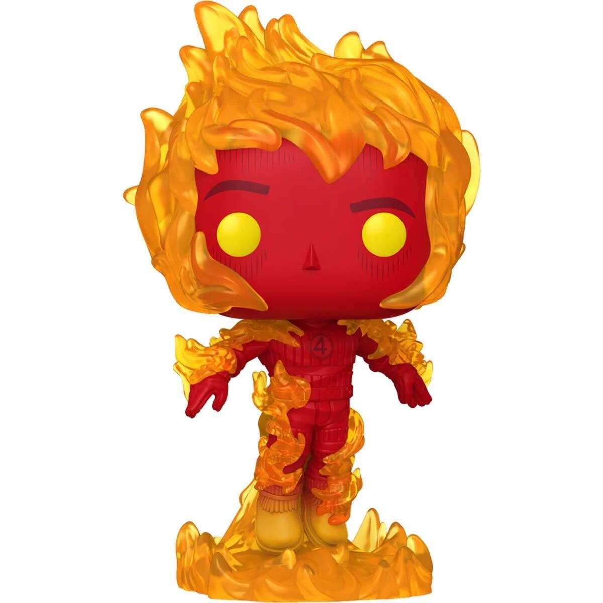 Angle. Funko - Funko POP! Marvel: Fantastic Four: First Steps - Human Torch   - COLLECTIBLES - Multicolor.