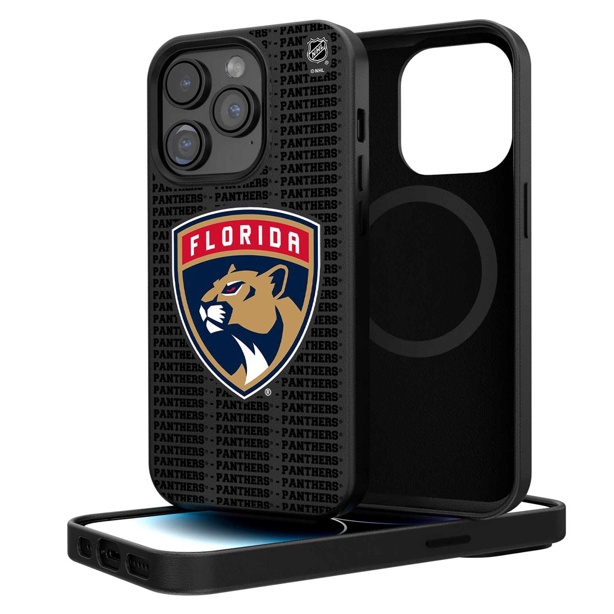 Keyscaper - NHL - Florida Panthers Primary Logo iPhone Magnetic Bump Case - 16 - Black price history on PriceWatchPro