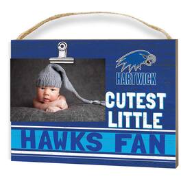 Jardine - Hartwick College Hawks 8" x 10" Cutest Little Fan Team Logo Clip Photo Frame - Blue