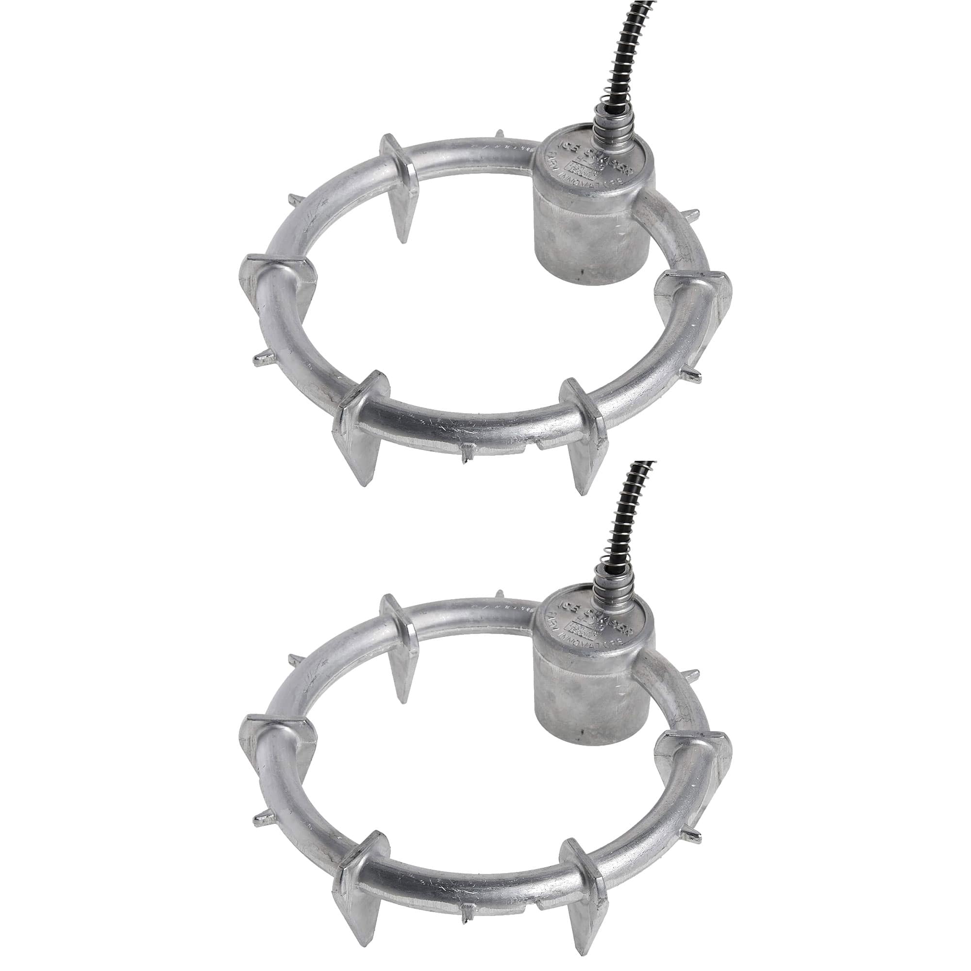 Farm Innovators - Ice Chaser Aluminum Submergible Tank De-Icer w/Protector, 2 Pack - Silver