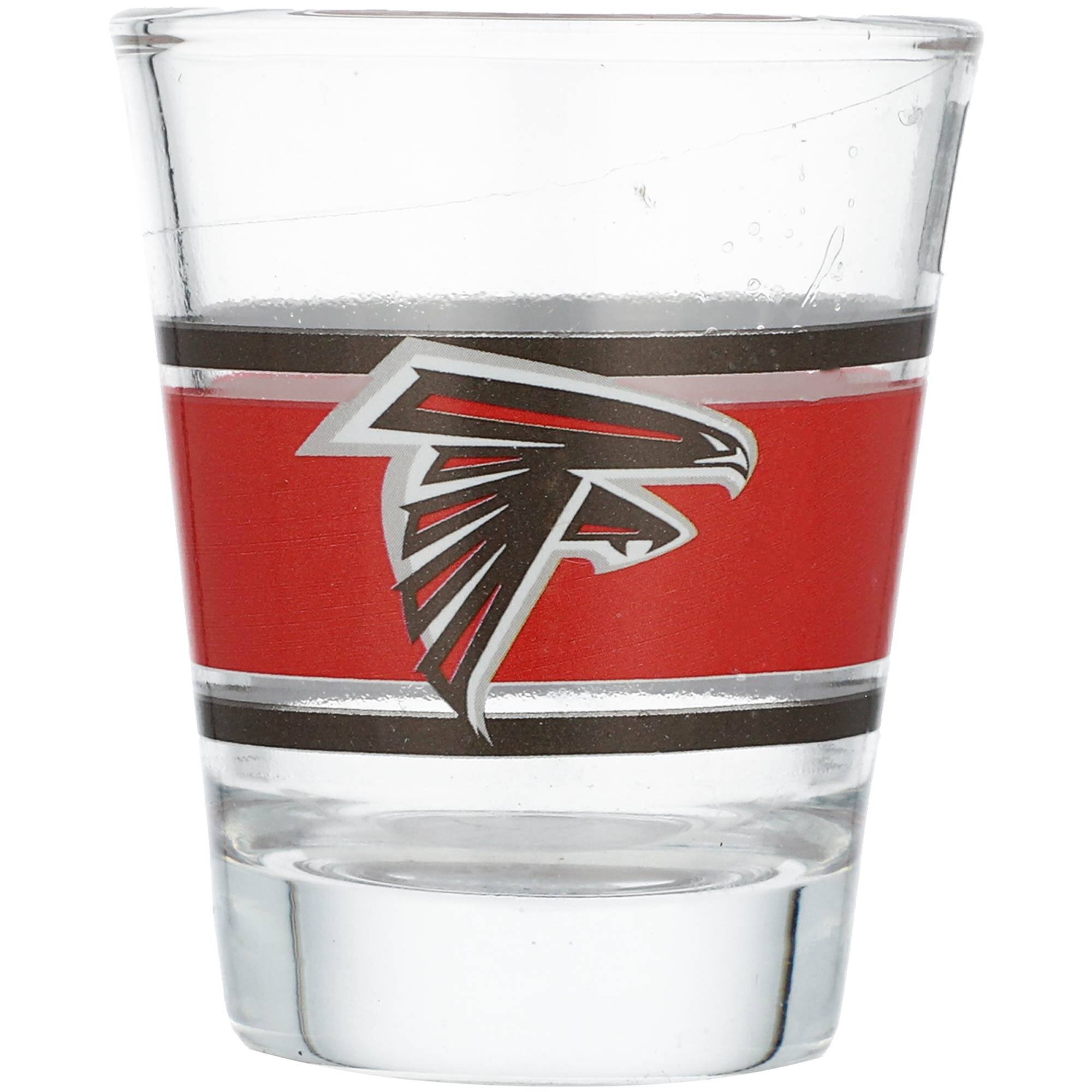 Alt View 1. Logo Brands - Atlanta Falcons 2oz. Stripe Shot Glass - Multicolor.